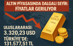 Altın Piyasasında Dalgalı Seyir: Fiyatlar Geriliyor