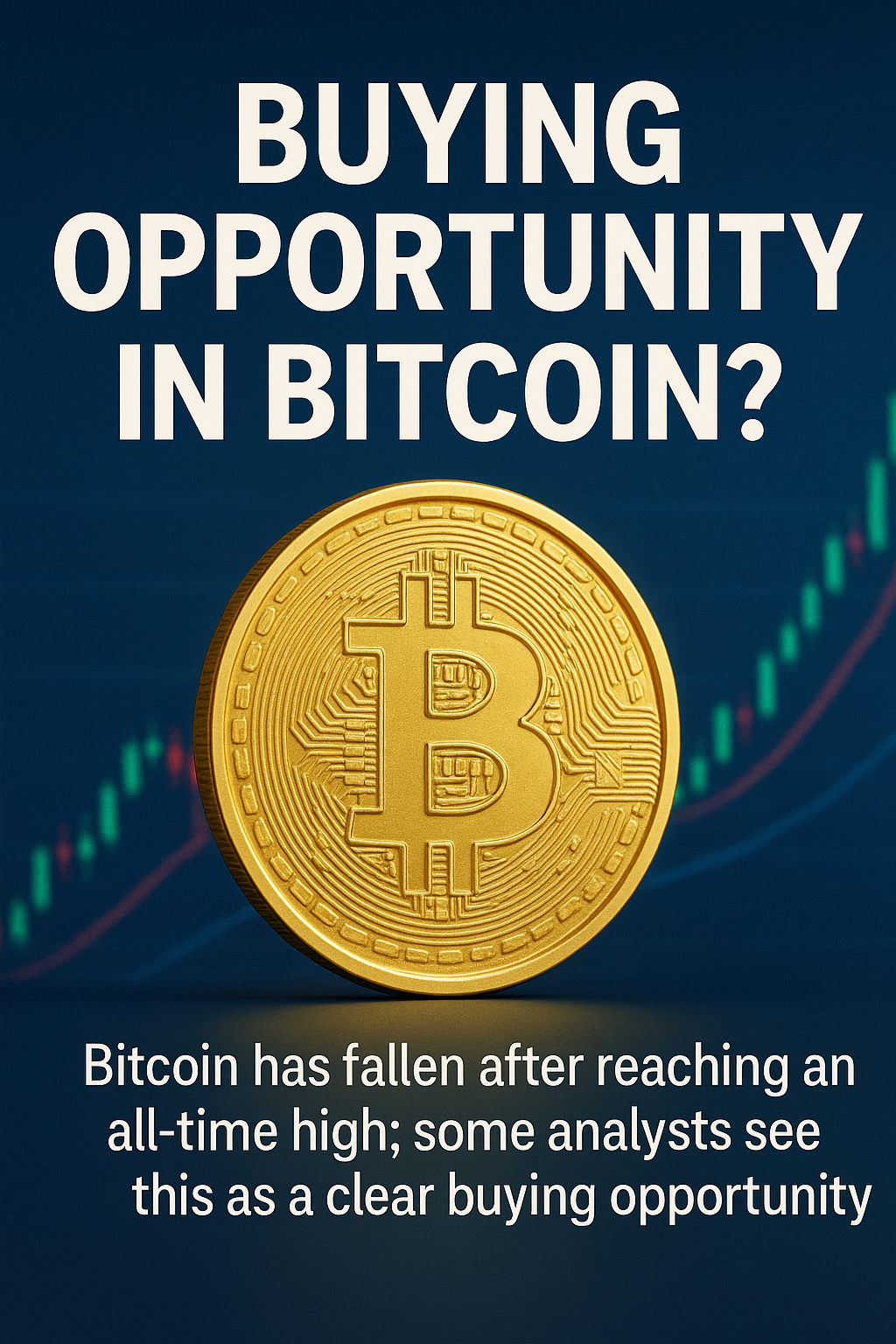 BUYING OPPORTUNITY IN BITCOIN? Analysts Say “Yes” Amid Short-Term Correction
